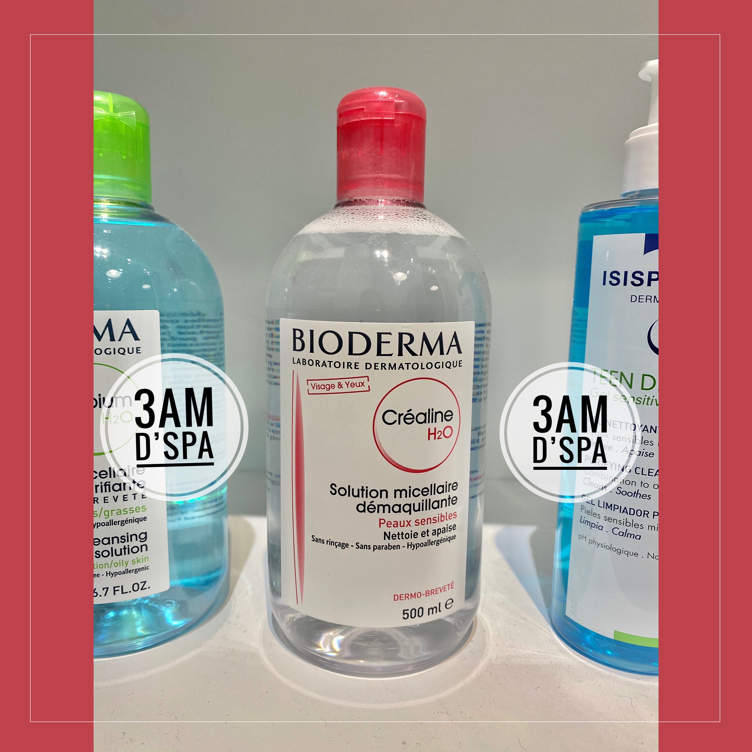 TT BIODERMA ( HỒNG) 500ML nắp đổ