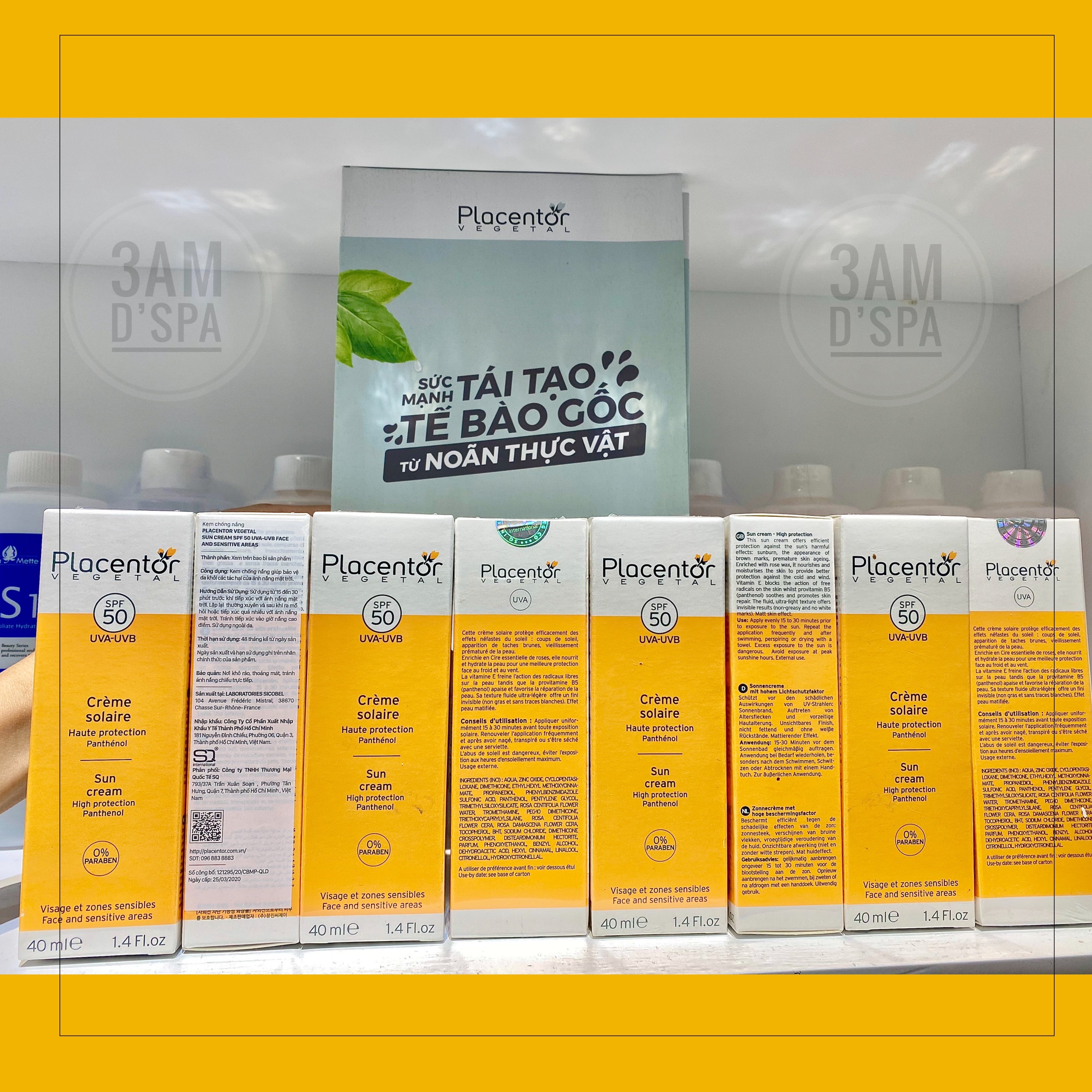 KCN Vật Lý Placentor SPF 50 PA