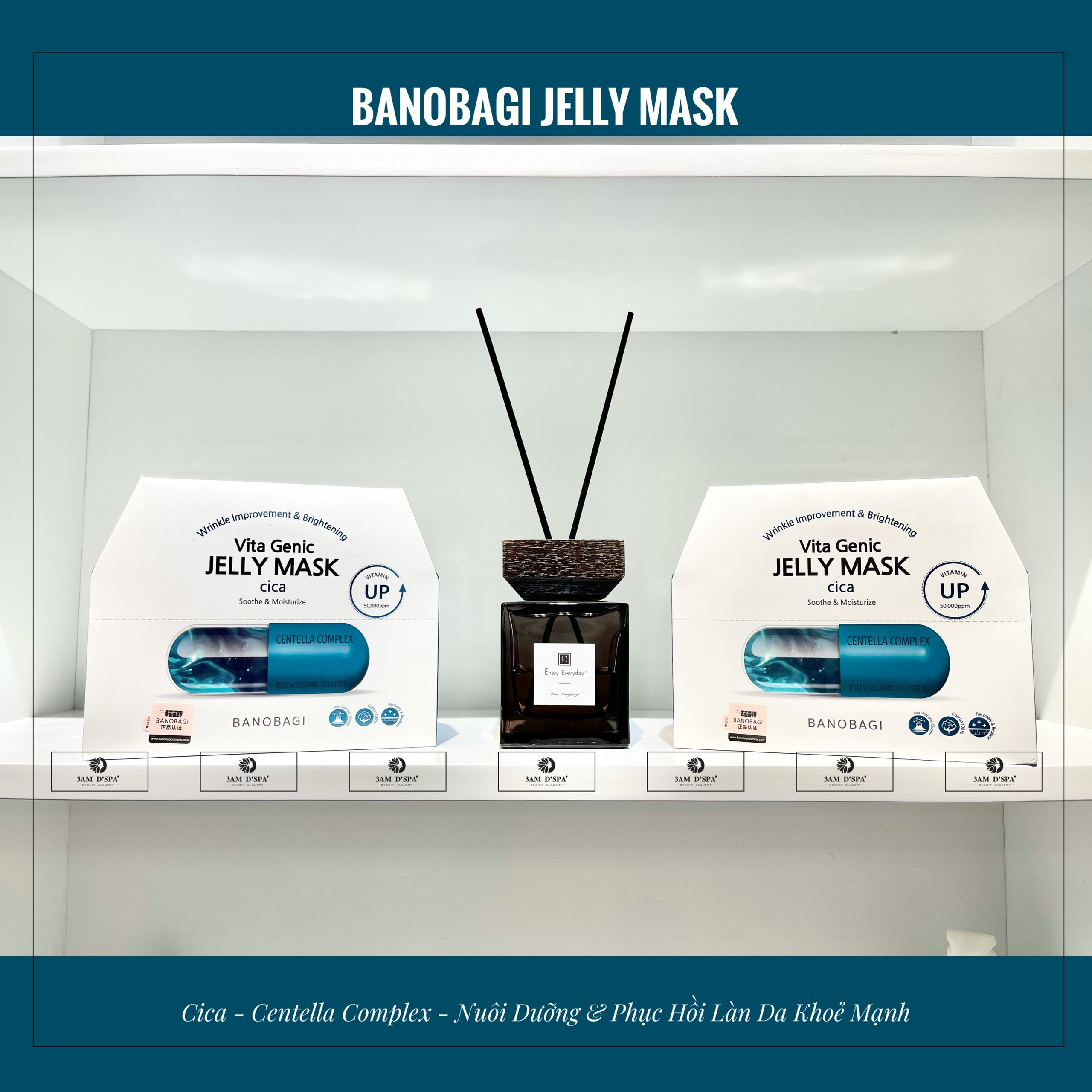 Mask BNBG Vita Genic Jelly - Cica ( Hộp 10 miếng )