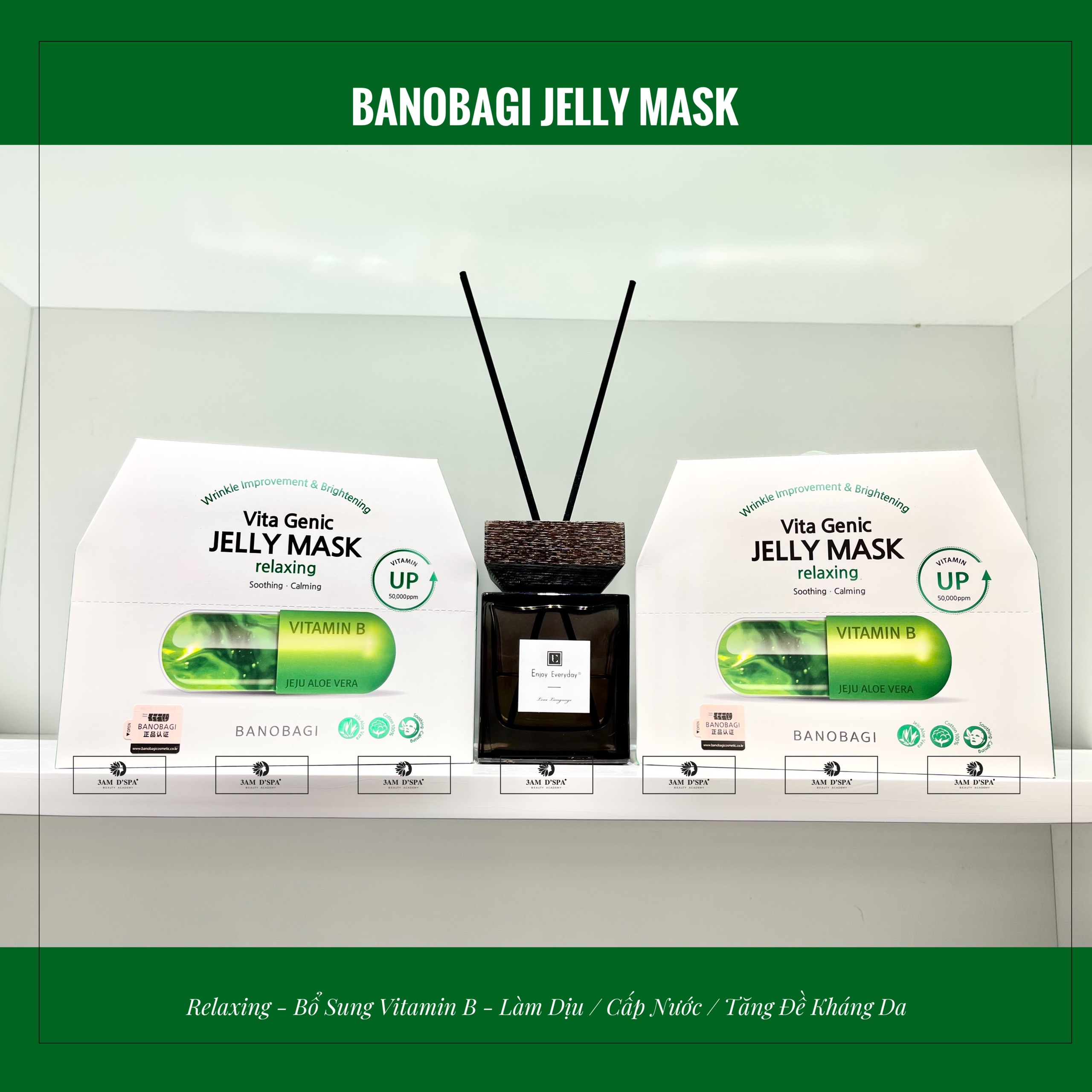 Mask BNBG Vita Genic Jelly - Relaxing ( Hộp 10 miếng )