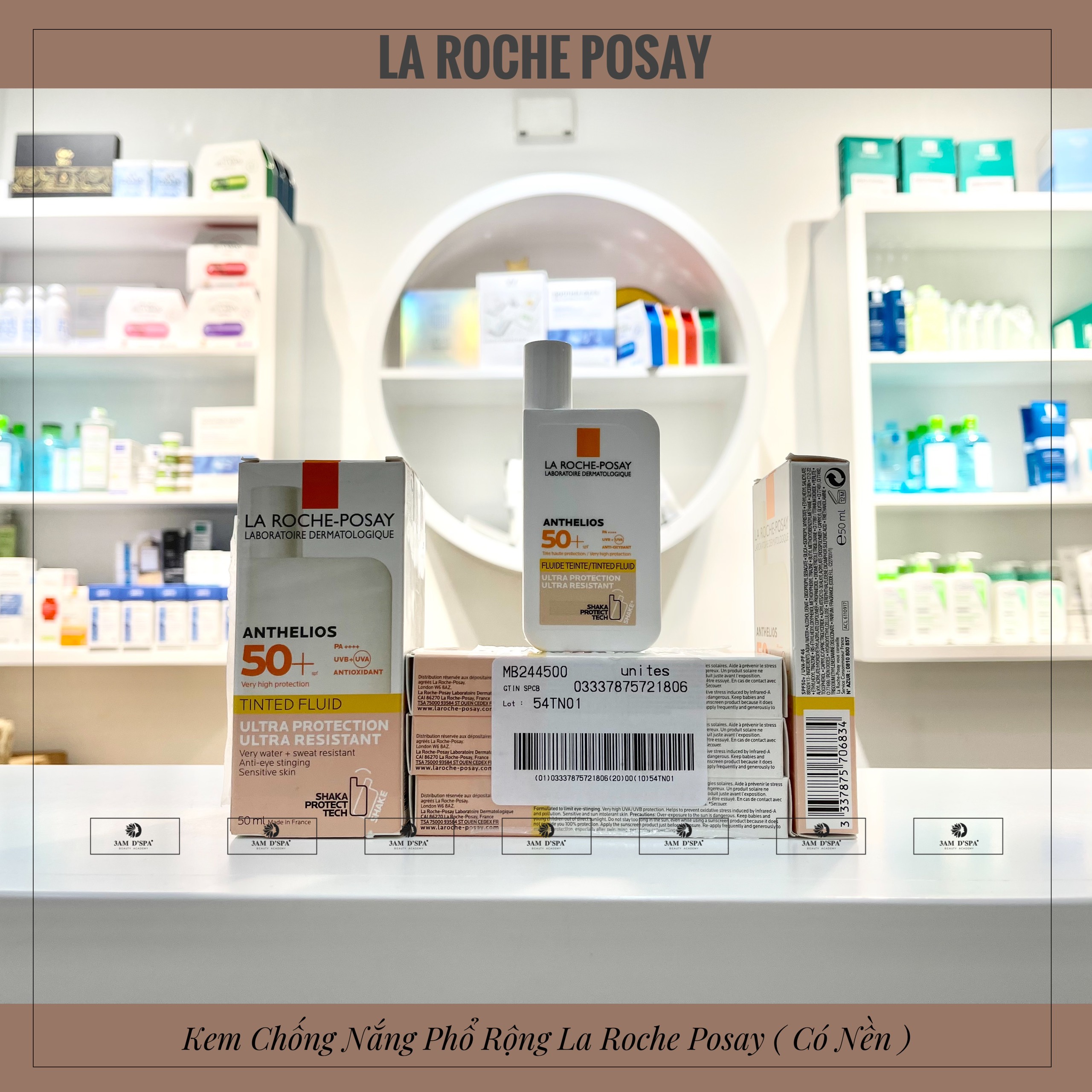 KCN LA ROCHE POSAY Anthelios Shaka Fluid ( Phổ rộng có nền )