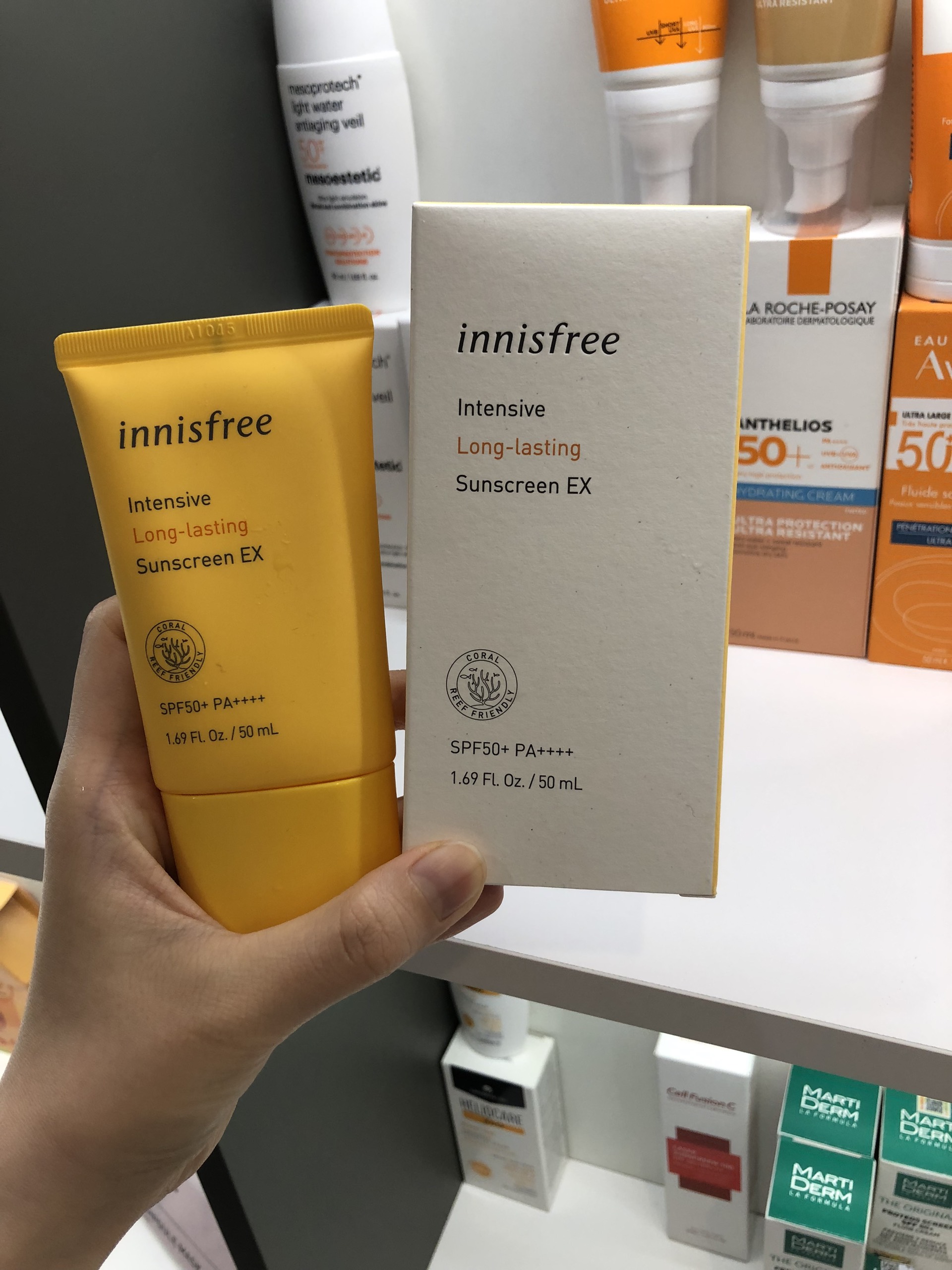 KCN innisfree intensive Long-Lasting sunscreen EX 50ml