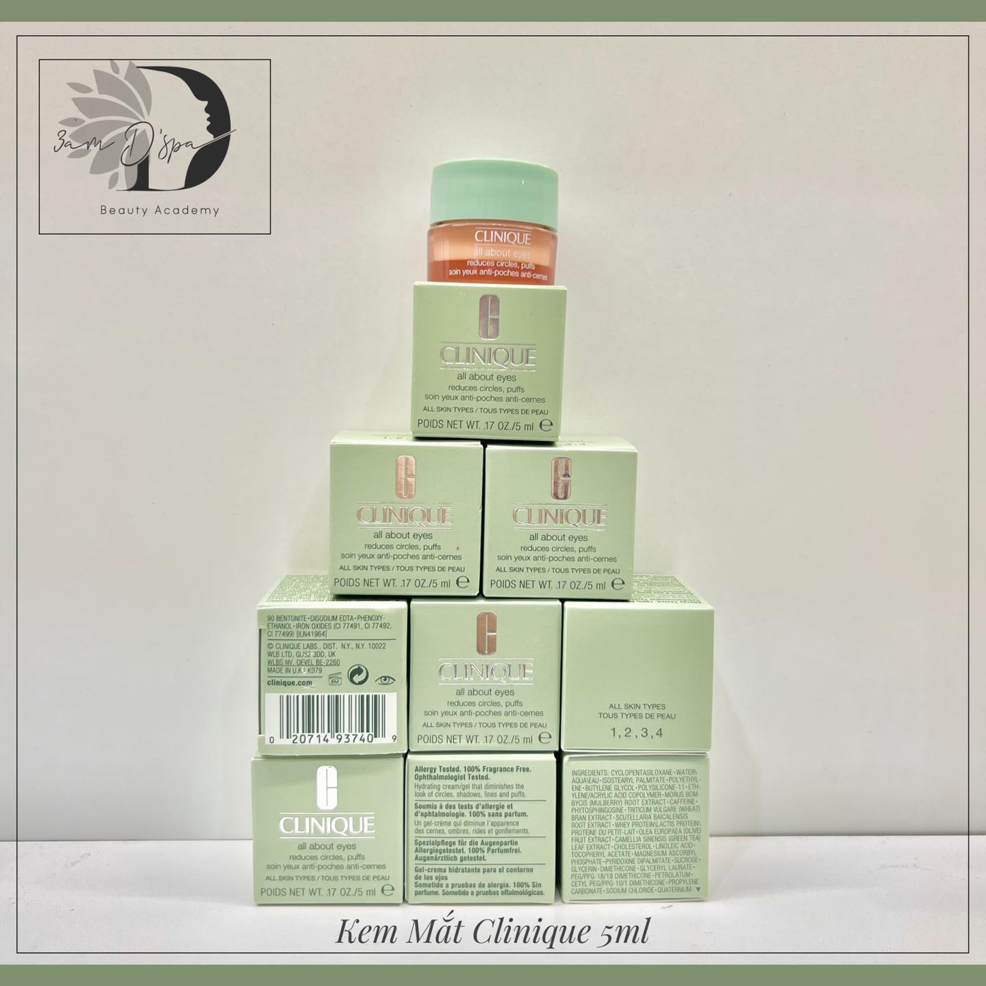 Kem mắt clinique 5ml