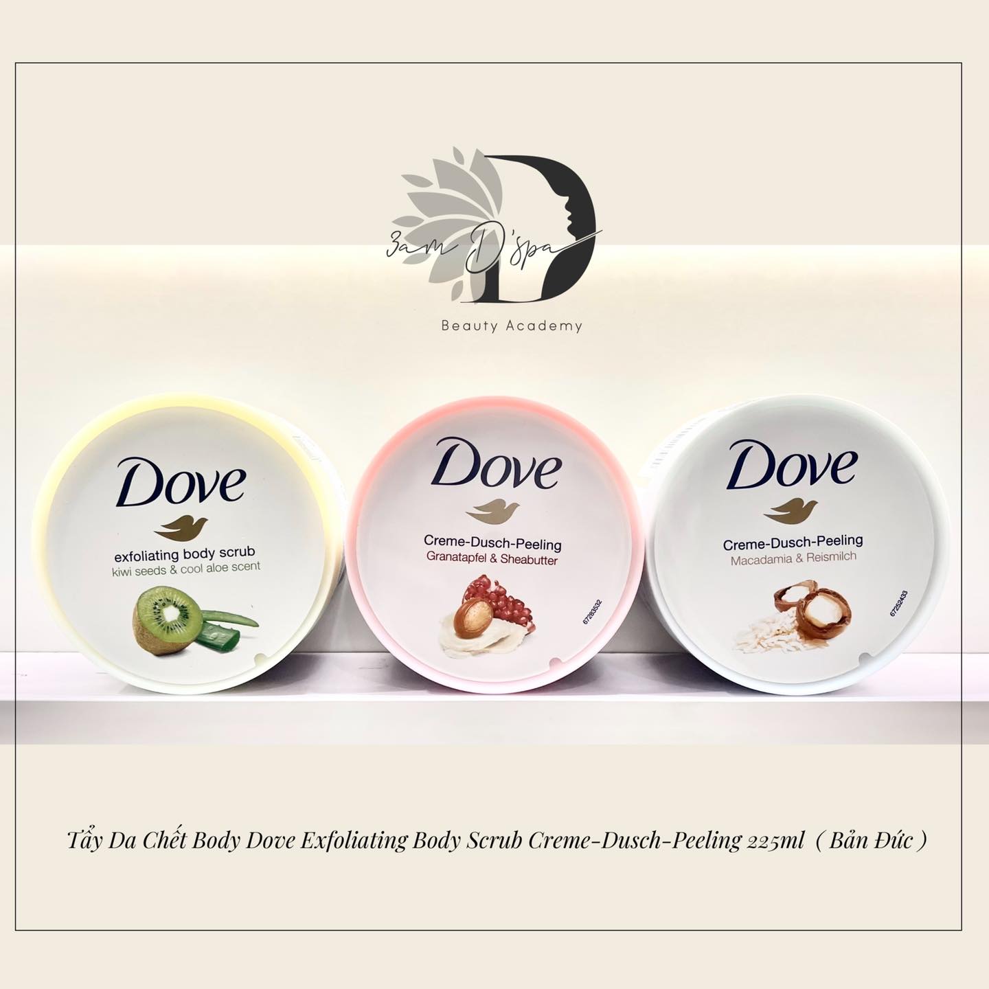 Tdc body Dove bản Đức