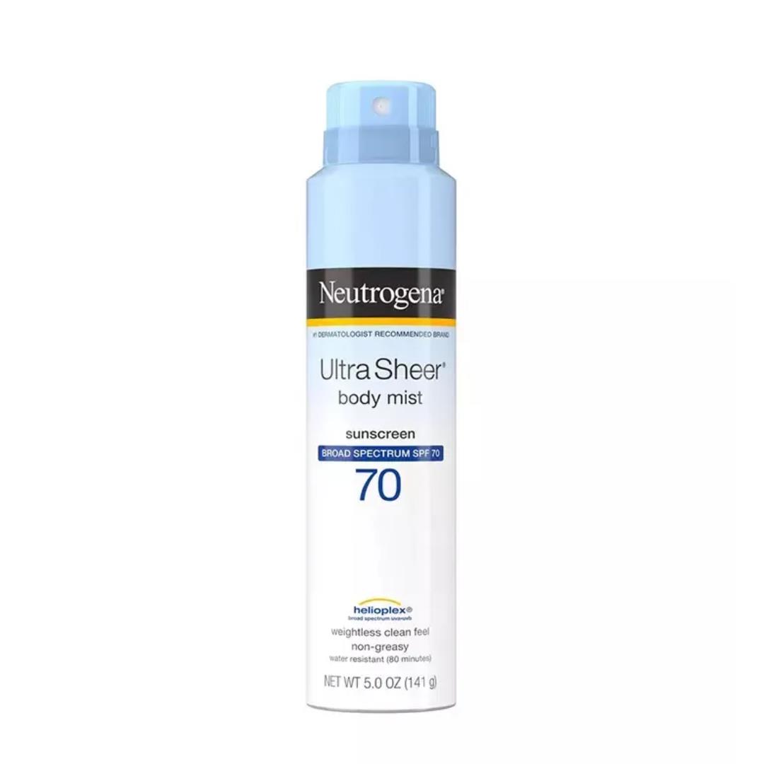 Xịt Chống Nắng Body Neutrogena Ultra Sheer Spray Sunscreen SPF 70 141g