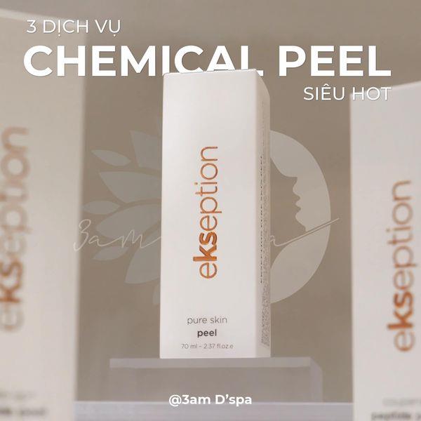 🔖 KHÁM PHÁ 3 DỊCH VỤ CHEMICAL PEEL HOT NHẤT TẠI 3AM D’SPA!