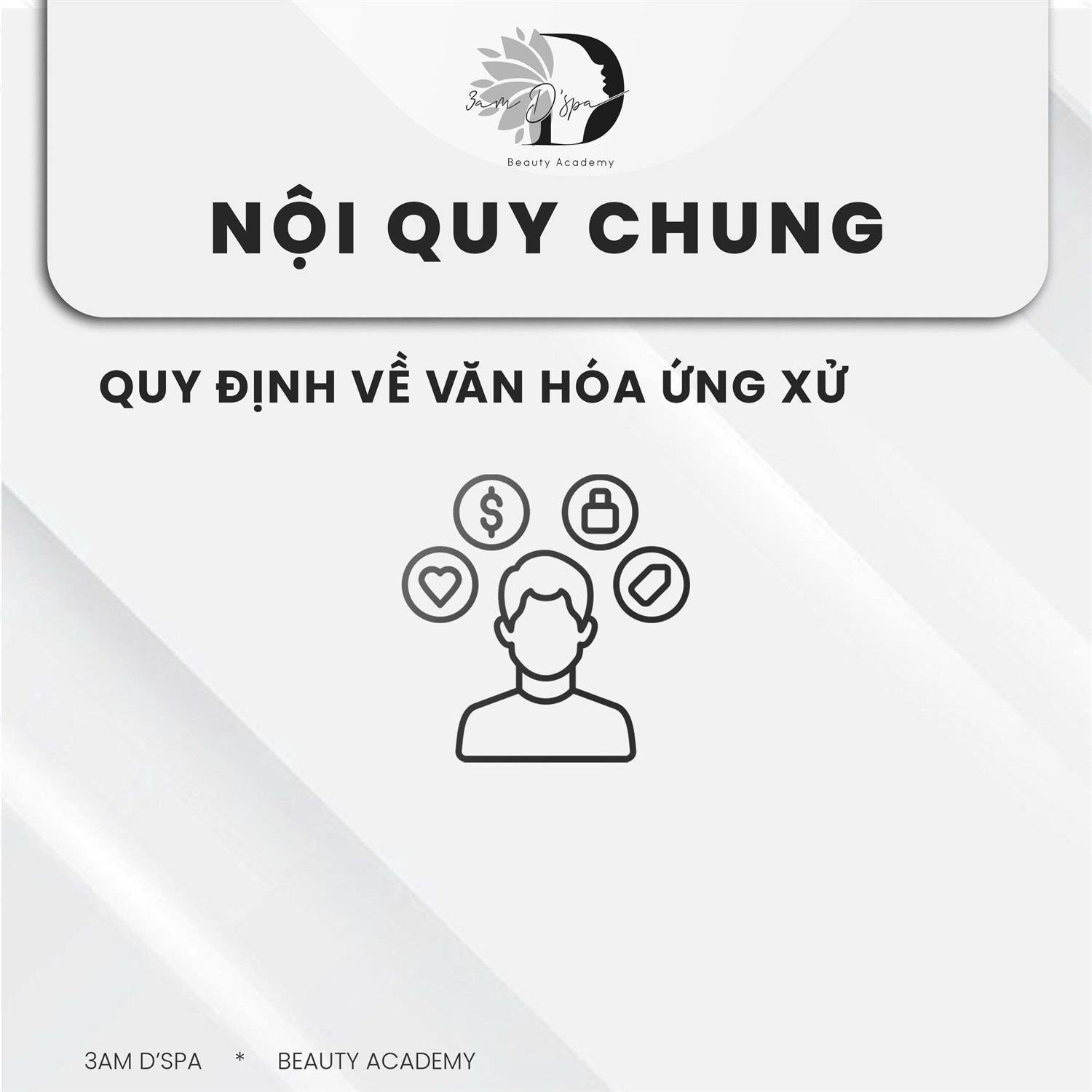 QUY ĐỊNH VỀ VĂN HÓA ỨNG XỬ 
