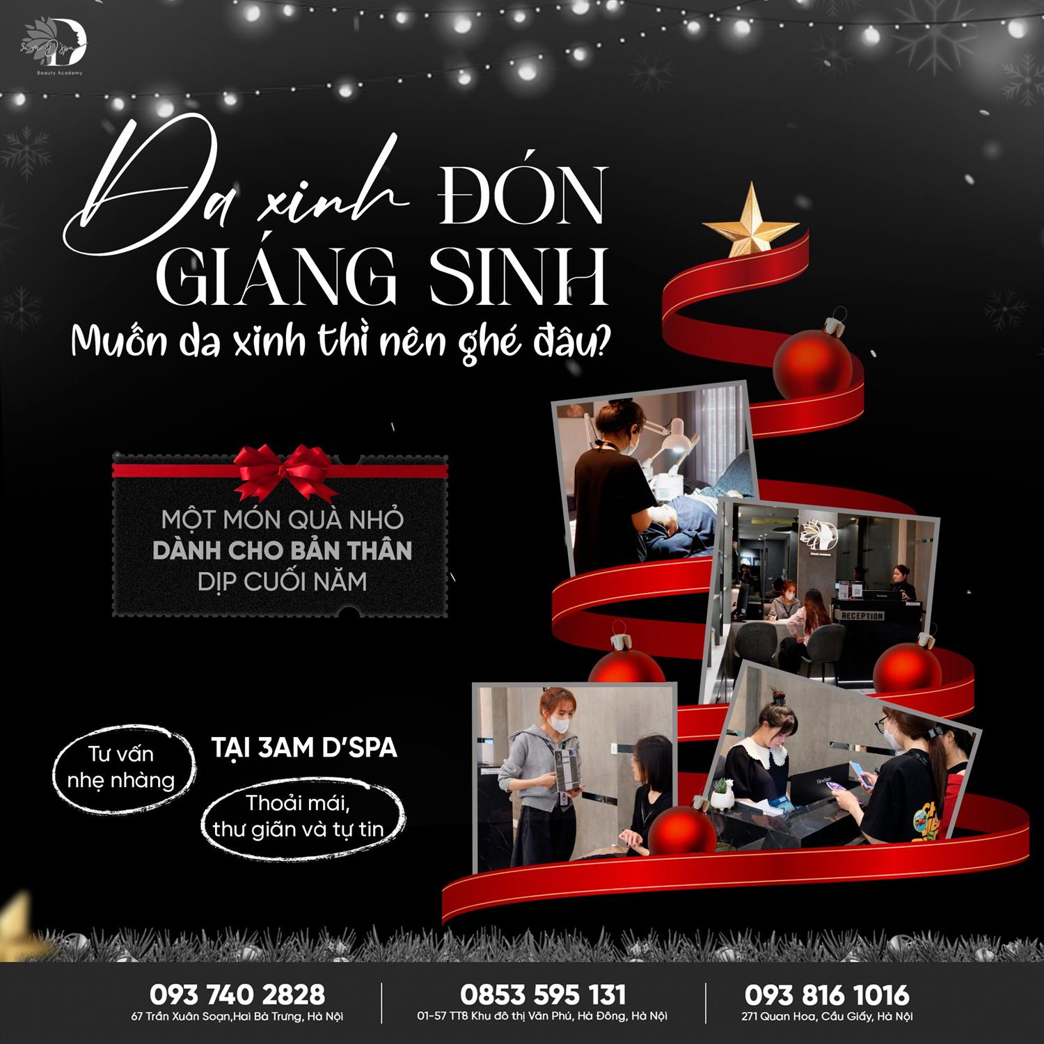 DA XINH ĐÓN GIÁNG SINH, MUỐN DA XINH THÌ NÊN GHÉ ĐÂU?