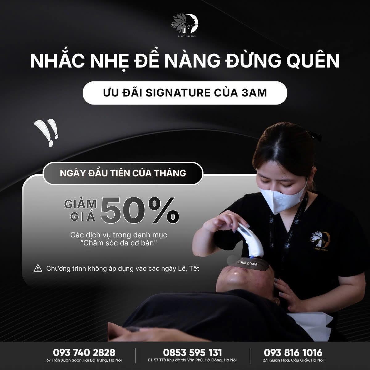 ƯU ĐÃI SIGNATURE CỦA 3AM - NHẮC NHẸ ĐỂ NÀNG ĐỪNG QUÊN 