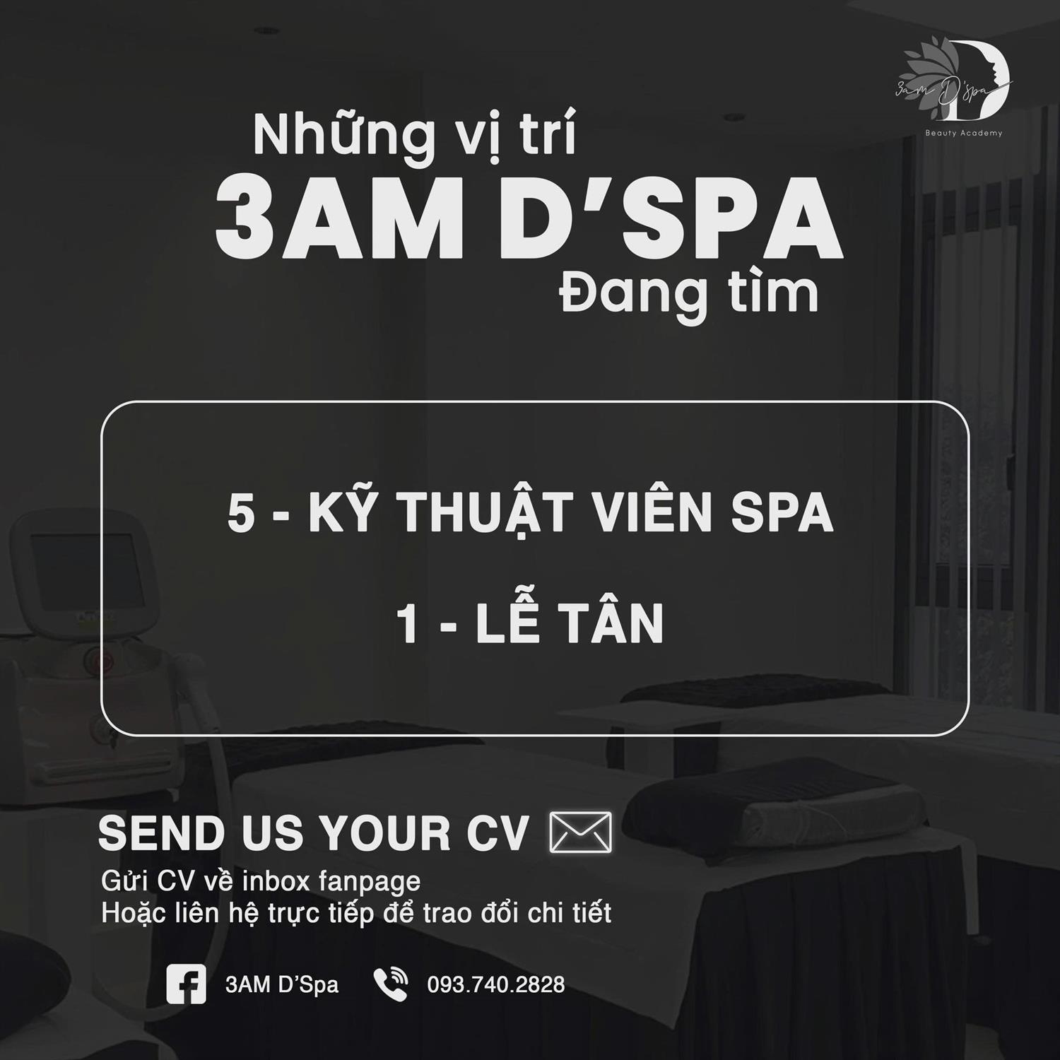 HOT: 3AM D’SPA ĐANG TÌM KIẾM CÁC MẢNH GHÉP MỚI 💯
