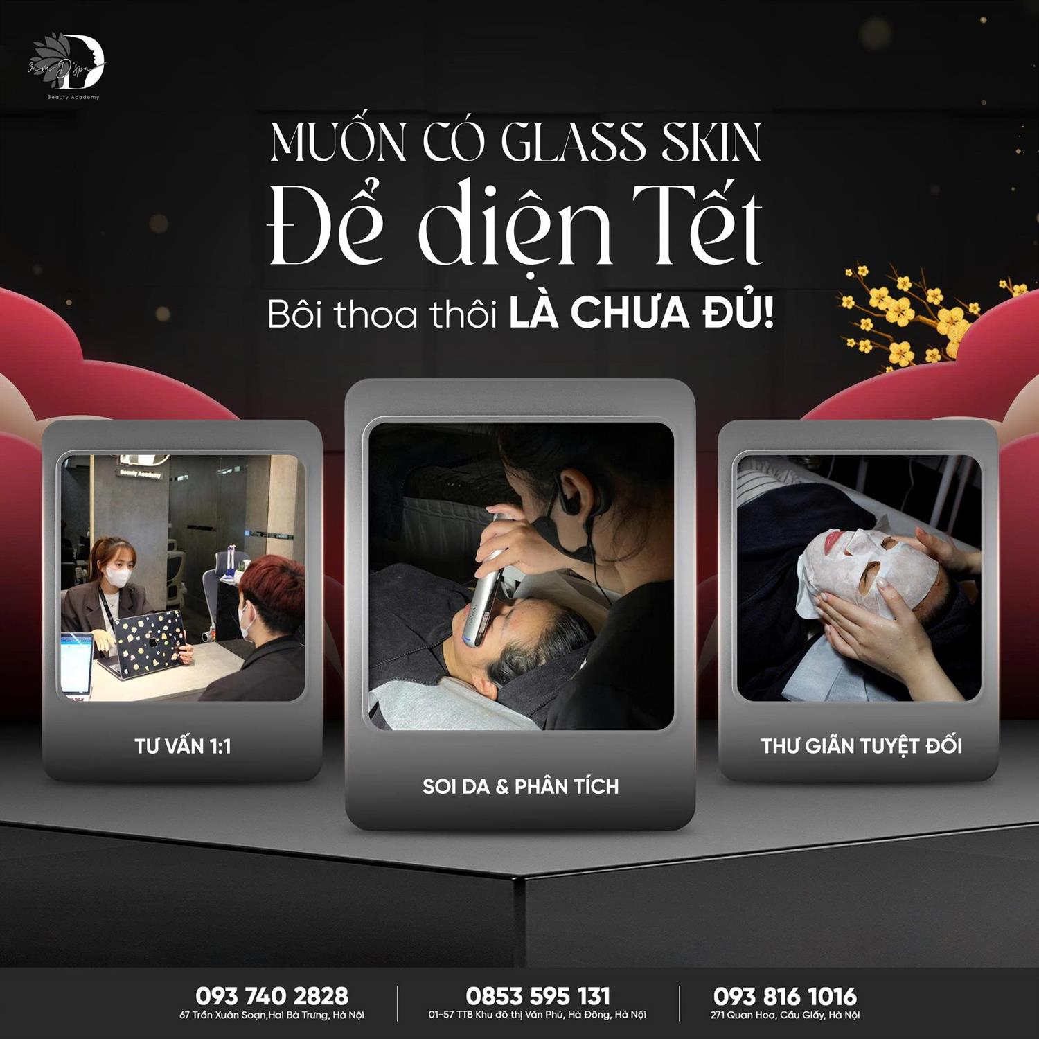 MUỐN CÓ GLASS SKIN ĐỂ DIỆN TẾT? BÔI THOA THÔI LÀ CHƯA ĐỦ! 