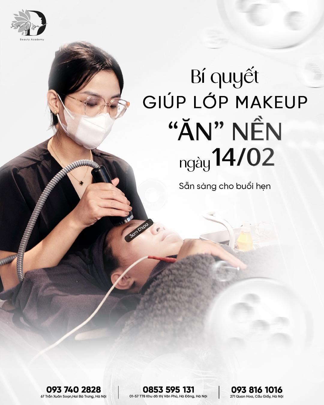 BÍ QUYẾT NHỎ GIÚP LỚP MAKEUP “ĂN” NỀN CHO NGÀY 14/02