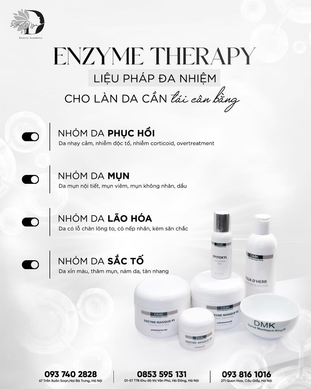 ENZYME THERAPY - LIỆU PHÁP ĐA NHIỆM CHO LÀN DA CẦN TÁI CÂN BẰNG