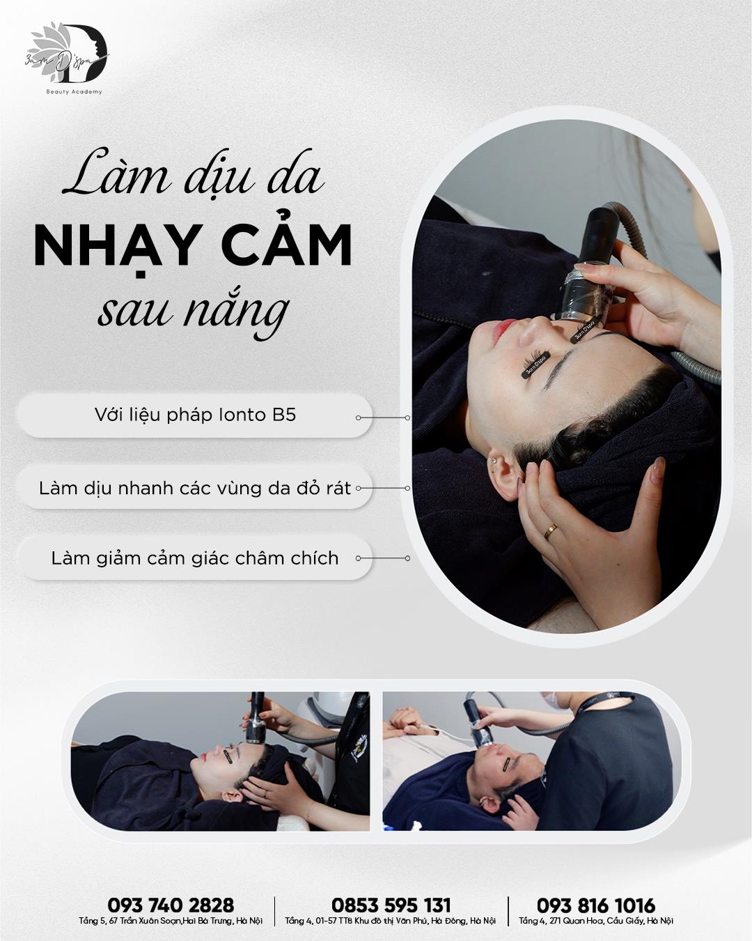 CẢNH BÁO: DA NHẠY CẢM RẤT DỄ 